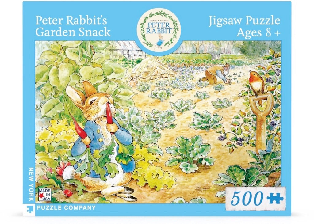 Peter Rabbit's Garden Snack 500 Piece Jigsaw Puzzle