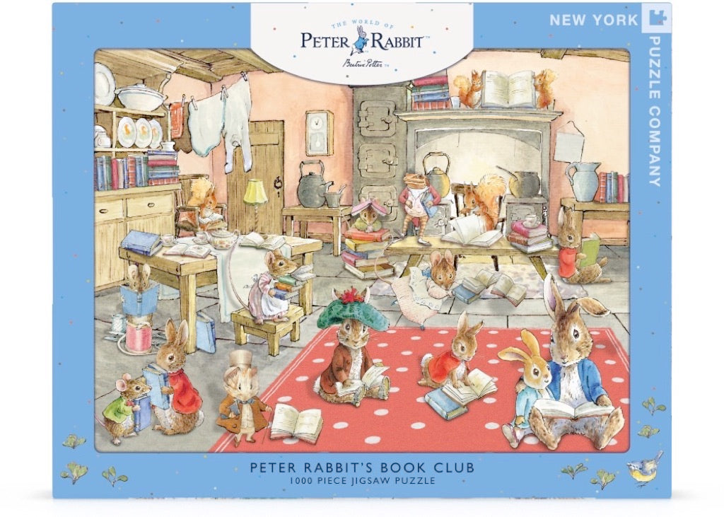 Peter Rabbit's Book Club 1000 Piece Jigsaw Puzzle