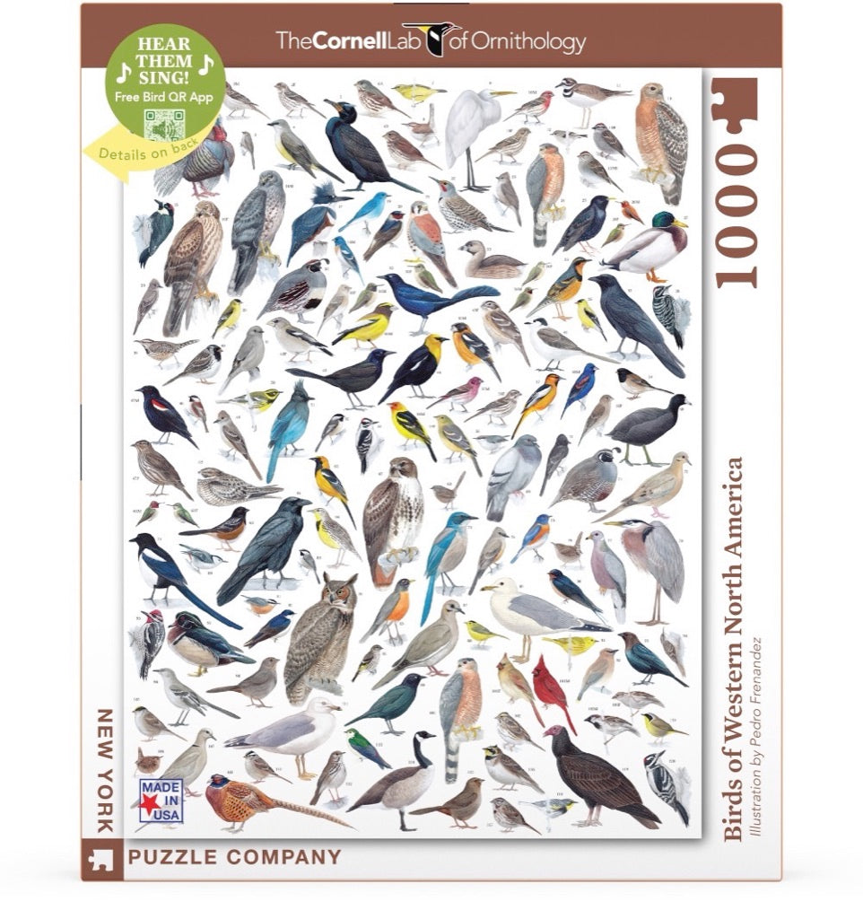 Birds of Western North America 1000 Piece Jigsaw Puzzle