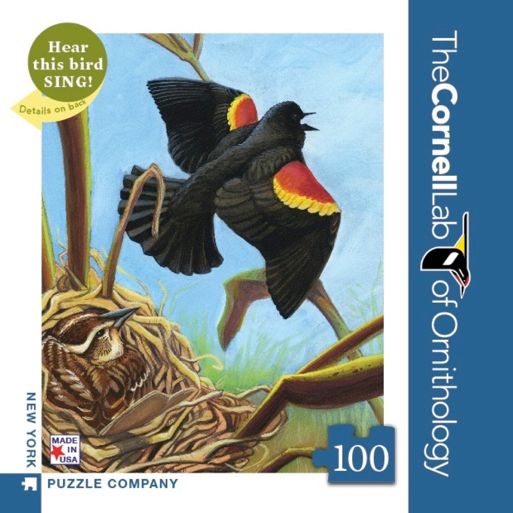 Red-winged Blackbird Mini 100 Piece Mini Puzzle