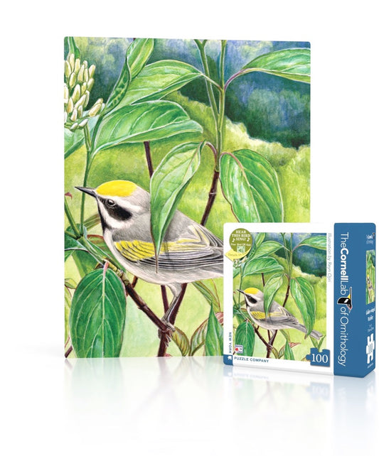 Golden-winged Warbler Mini 100 Piece Mini Puzzle
