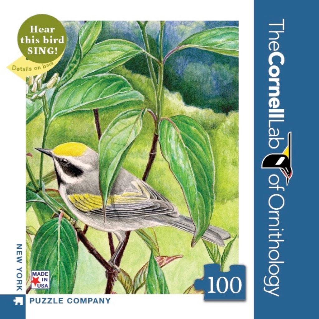 Golden-winged Warbler Mini 100 Piece Mini Puzzle