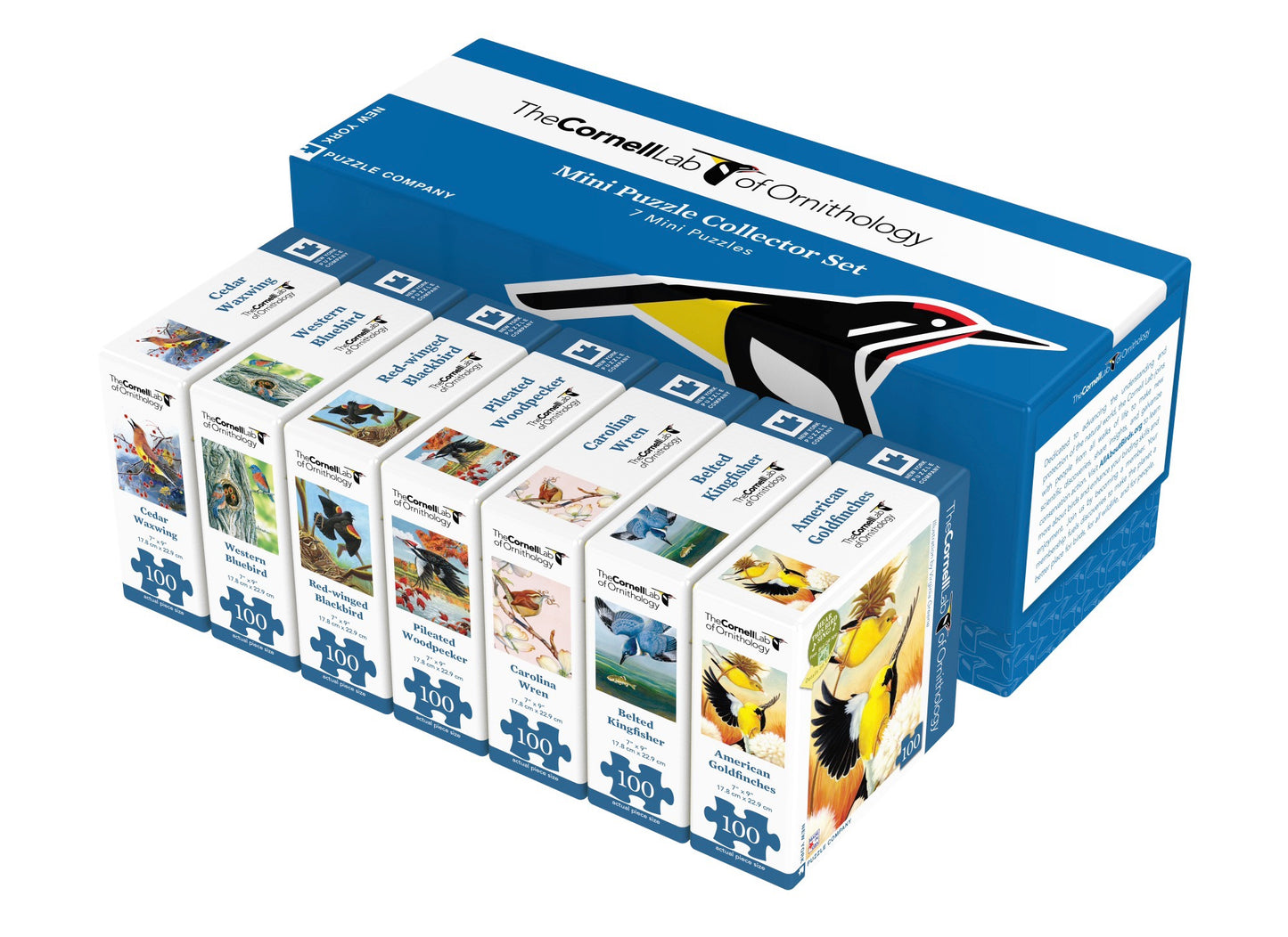 Cornell Birds Mini Puzzle Collector's Set Set of 7 Mini Puzzles