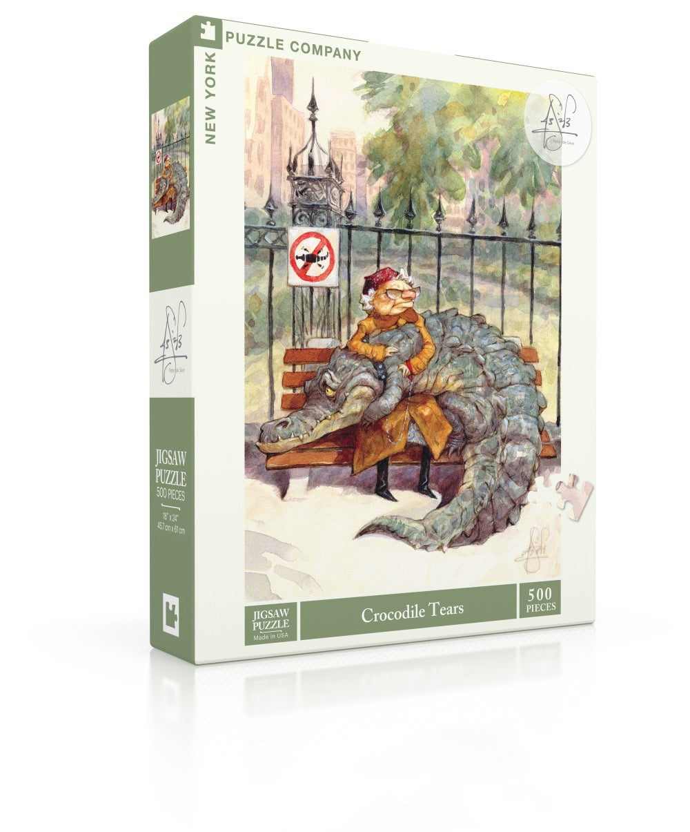 Crocodile Tears 500 Piece Jigsaw Puzzle