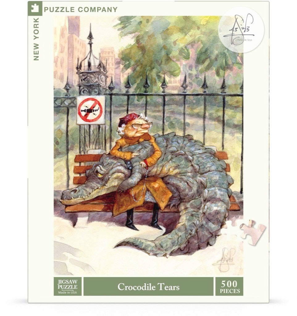 Crocodile Tears 500 Piece Jigsaw Puzzle