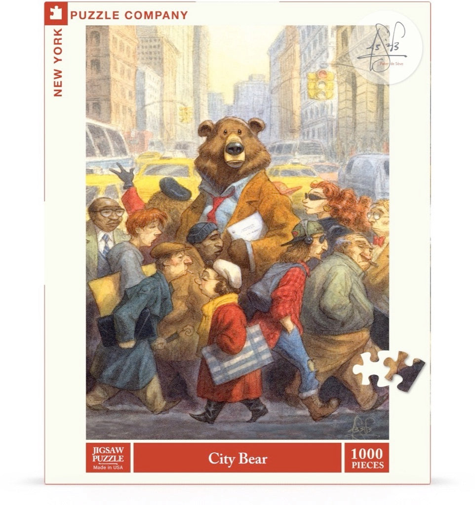 City Bear 1000 Piece Jigsaw Puzzle