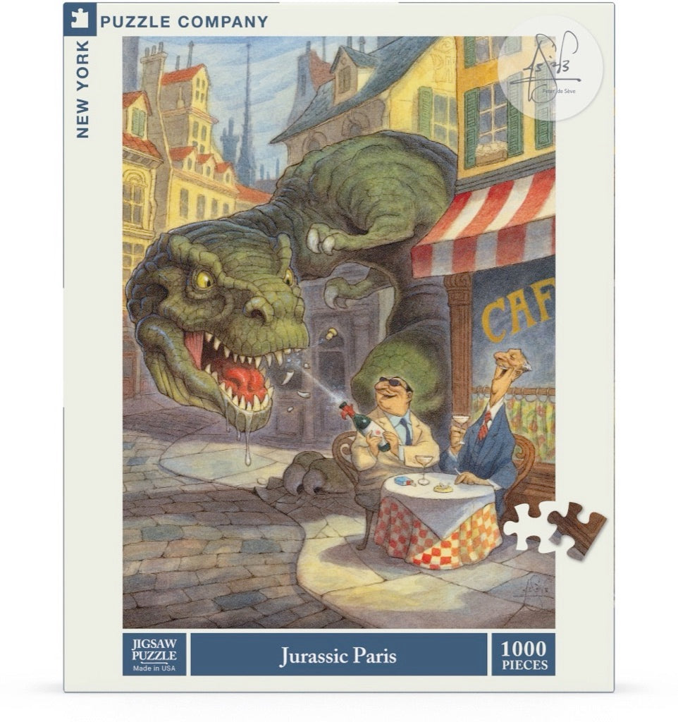 Jurassic Paris 1000 Piece Jigsaw Puzzle