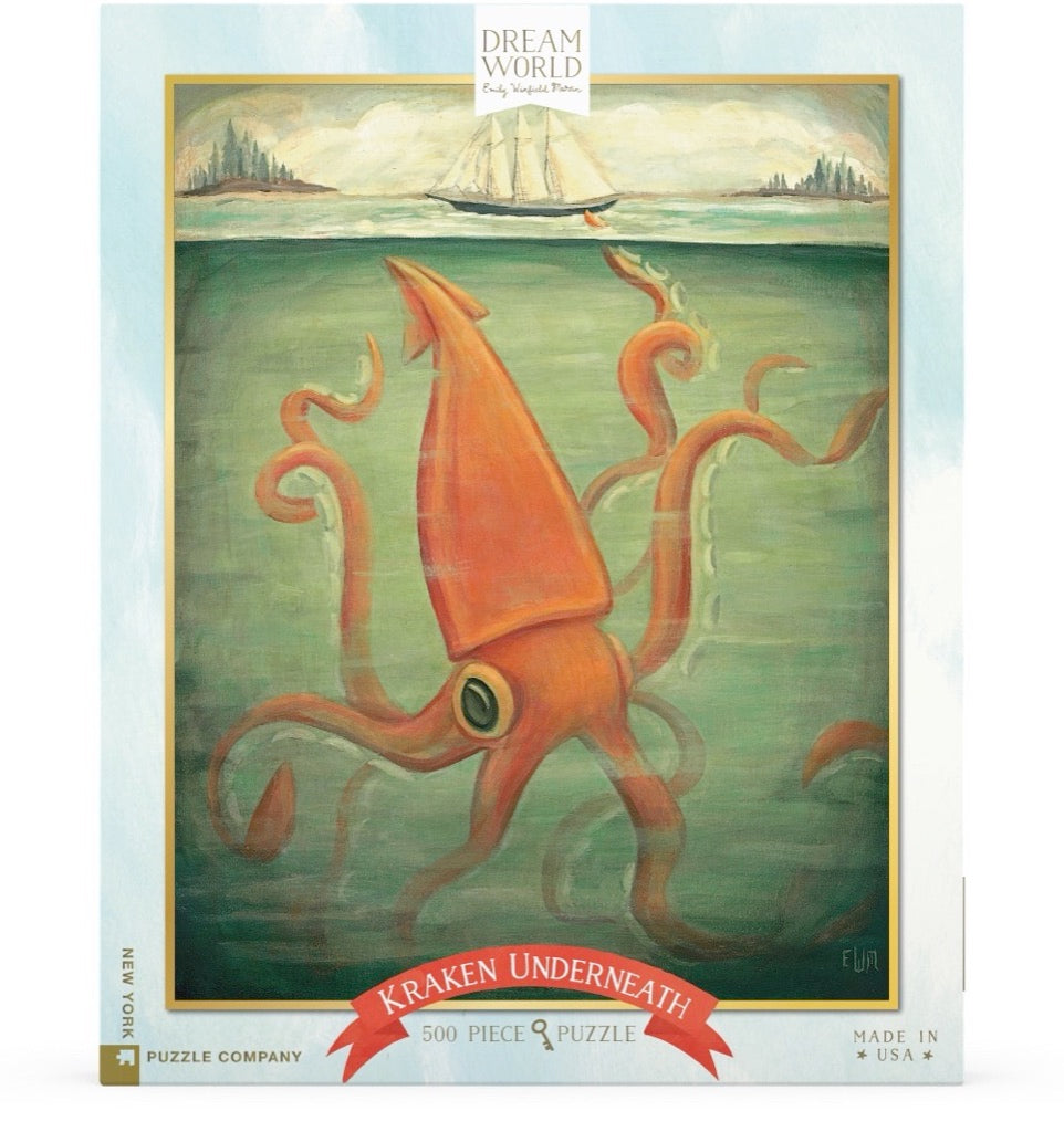 Kraken Underneath 500 Piece Jigsaw Puzzle