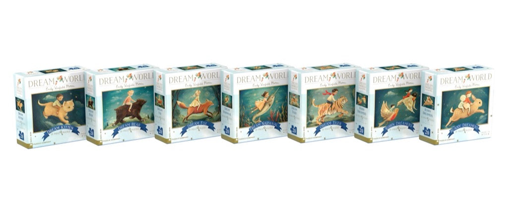 Dream World Mini Puzzle Collector's Set Set of 7 Mini Puzzles