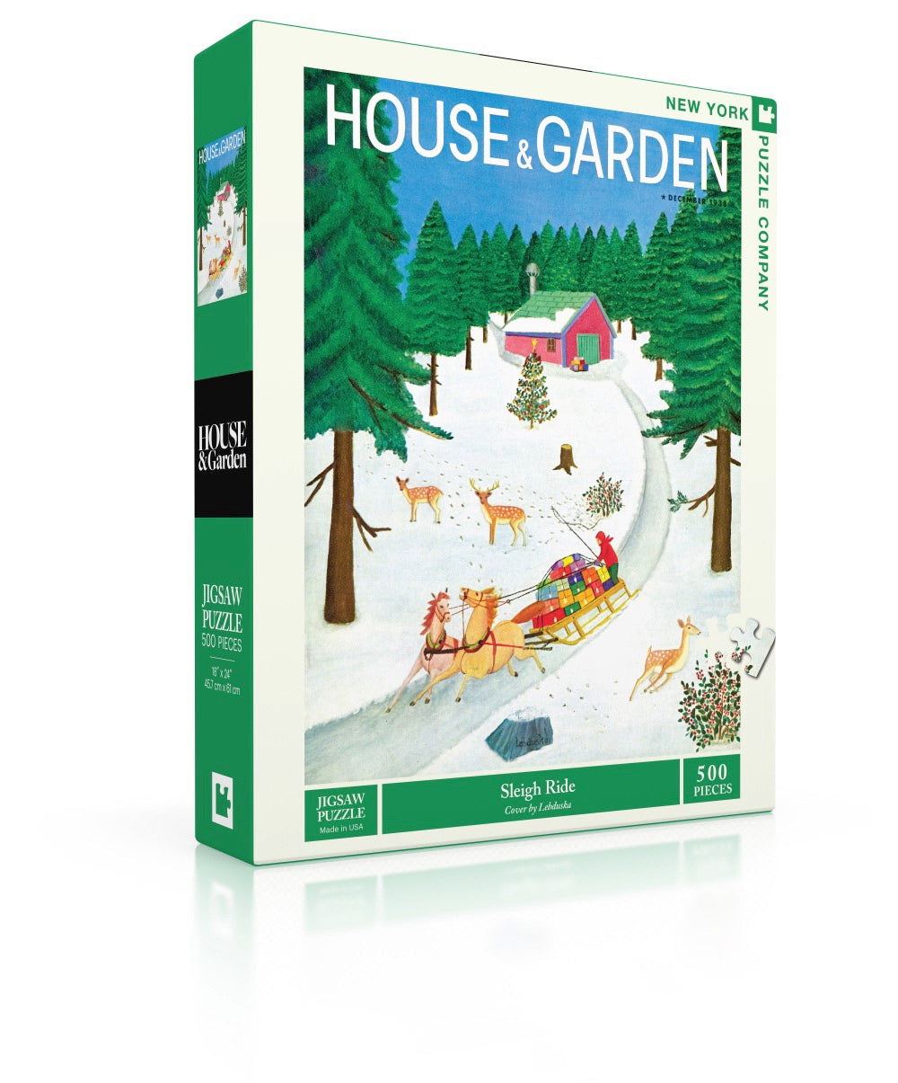 Sleigh Ride 500 Piece Jigsaw Puzzle