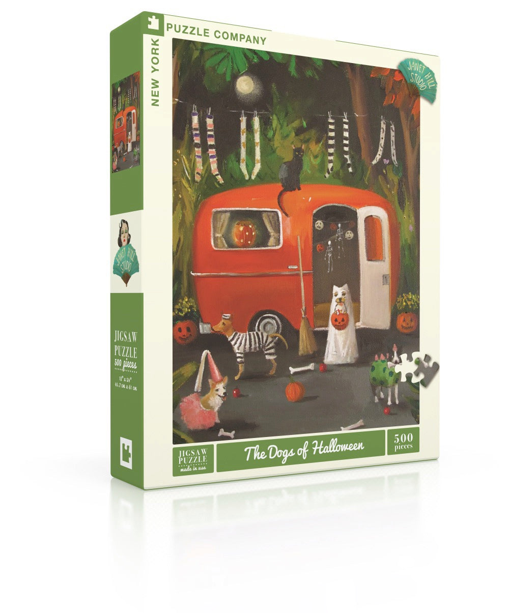 The Dogs of Halloween 500 Piece Jigsaw Puzzle