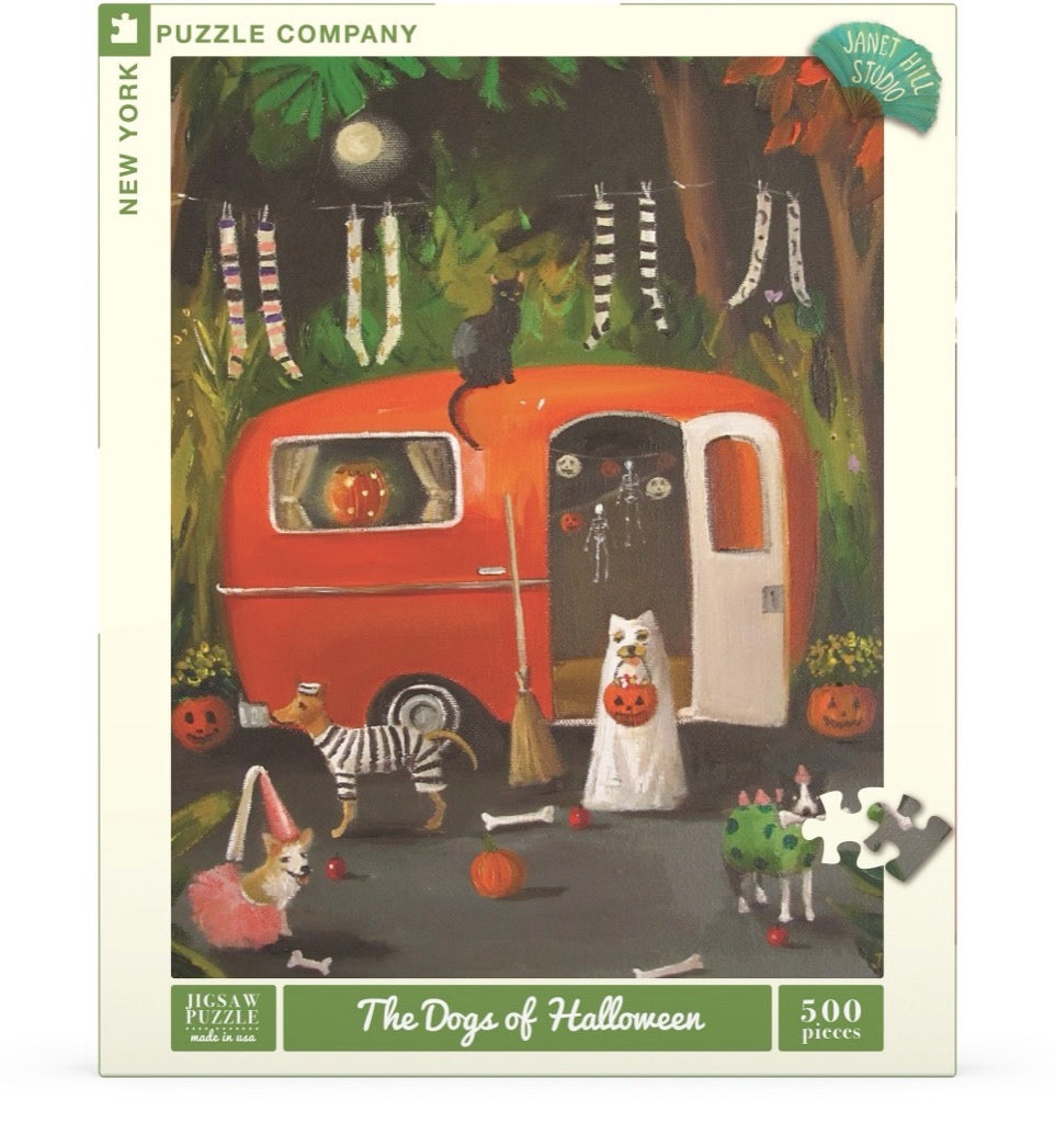 The Dogs of Halloween 500 Piece Jigsaw Puzzle