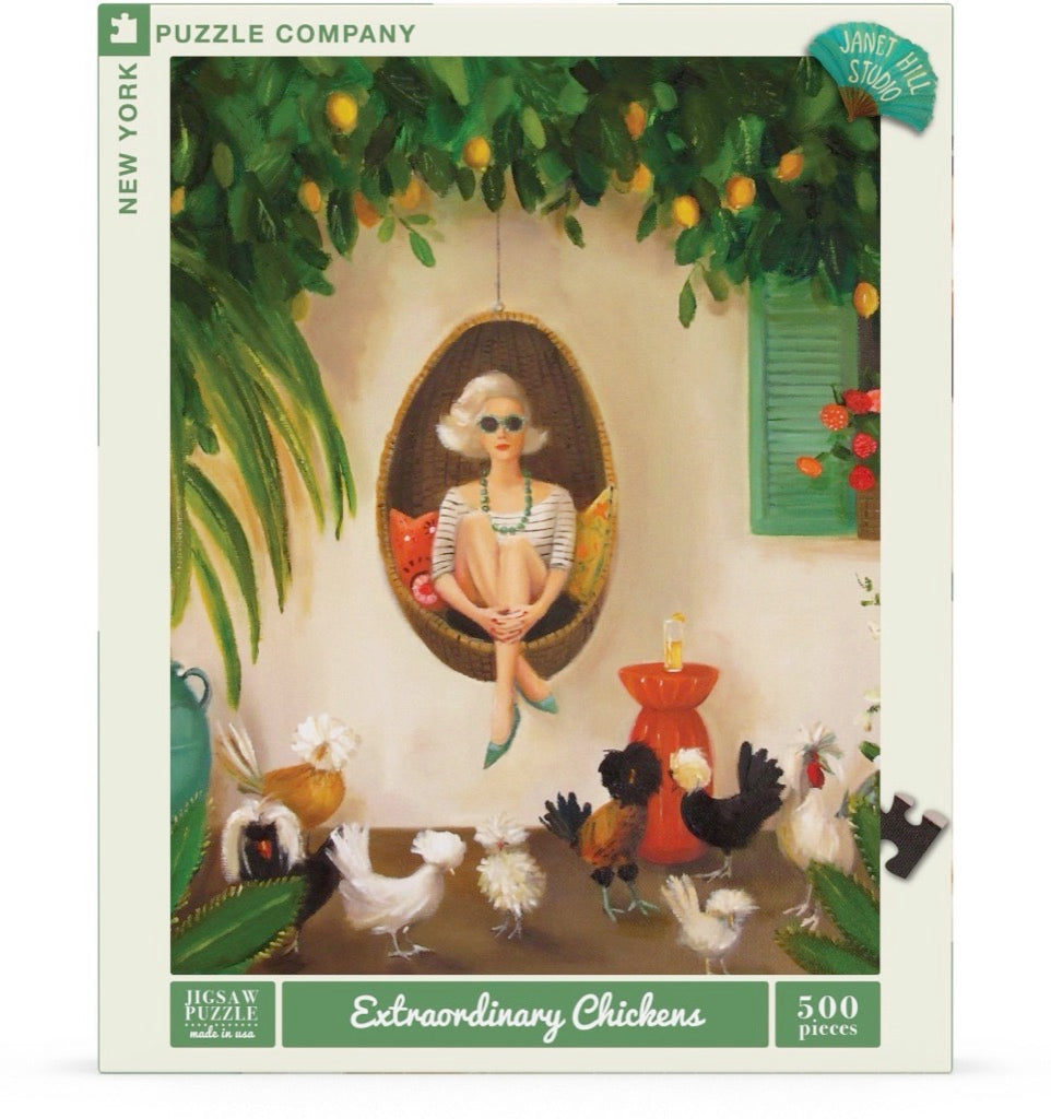 Extraordinary Chickens 500 Piece Jigsaw Puzzle