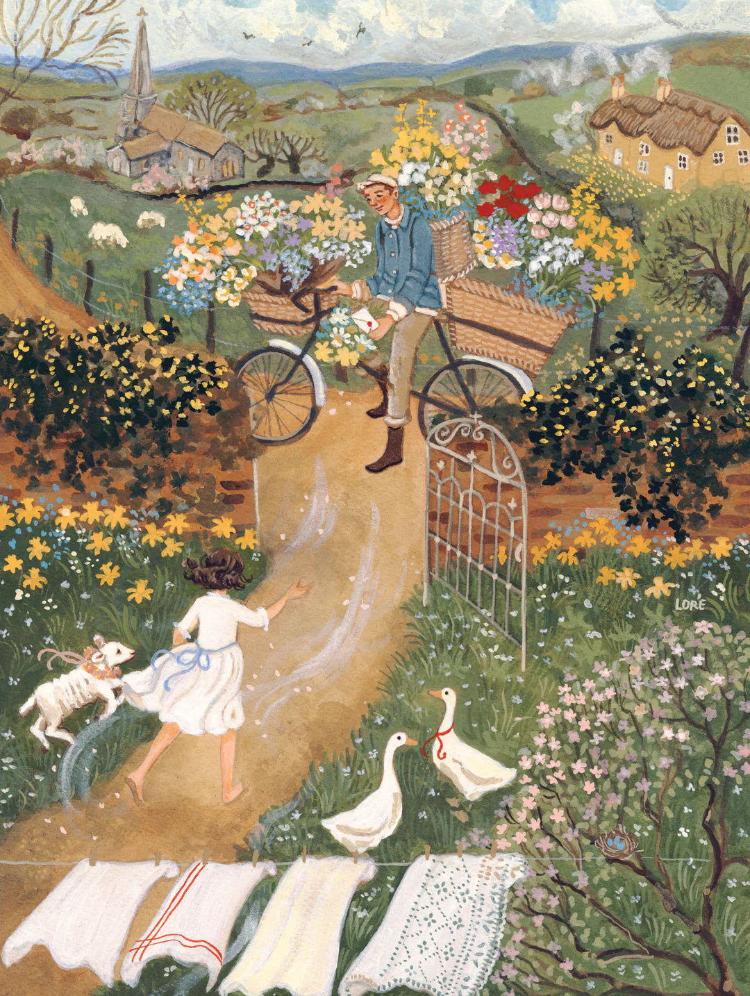 Delivering Spring 1000 Piece Jigsaw Puzzle