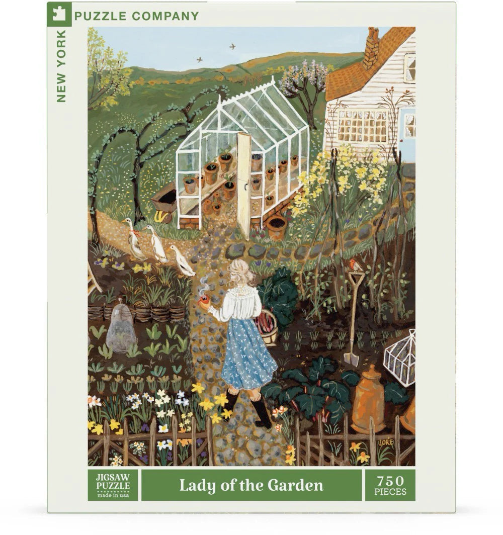 Lady of the Garden 750 Piece Jigsaw Puzzle