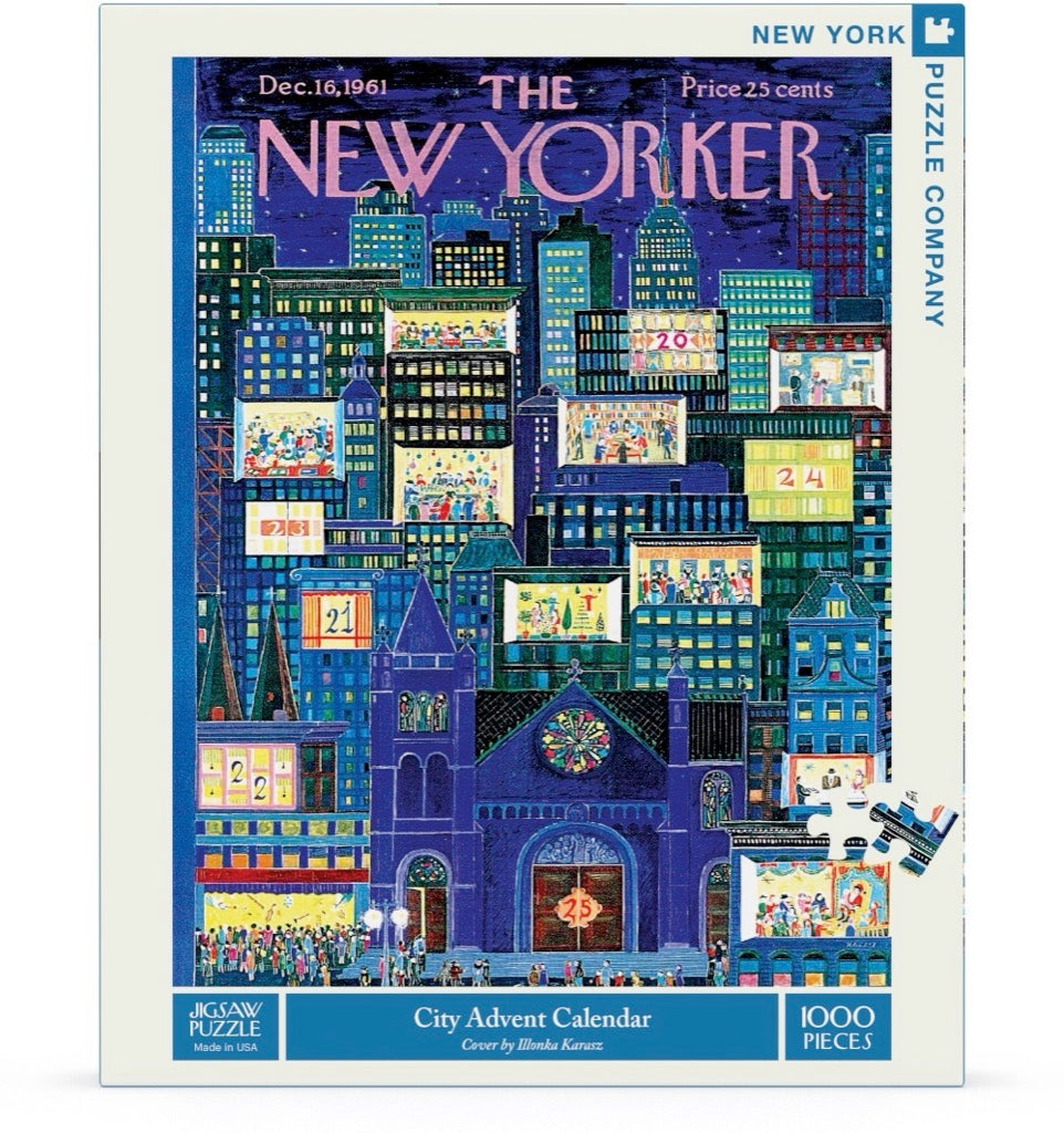 City Advent Calendar 1000 Piece Jigsaw Puzzle