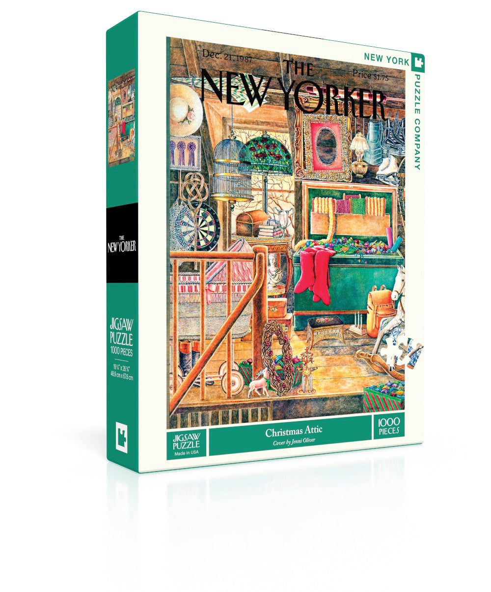 Christmas Attic 1000 Piece Jigsaw Puzzle (Damaged Box)