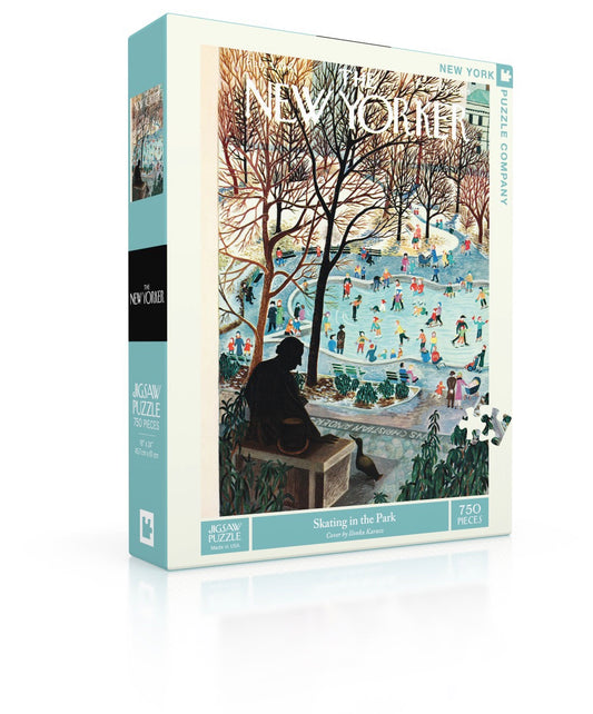 Skating in the Park 750 Piece Jigsaw Puzzle