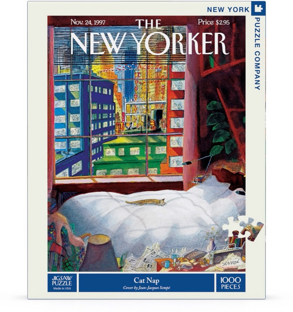 Cat Nap 1000 Piece Jigsaw Puzzle