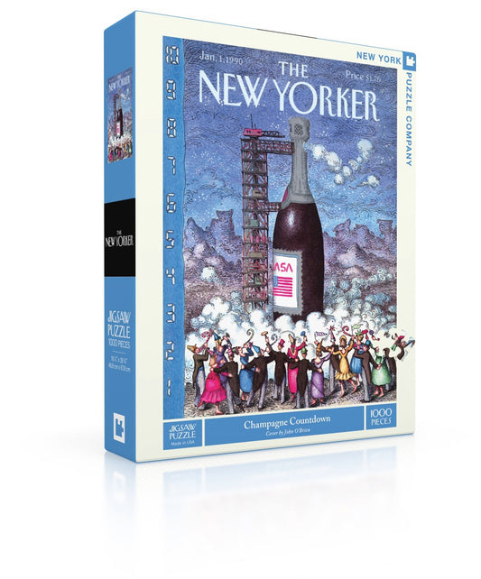 Champagne Countdown 1000 Piece Jigsaw Puzzle