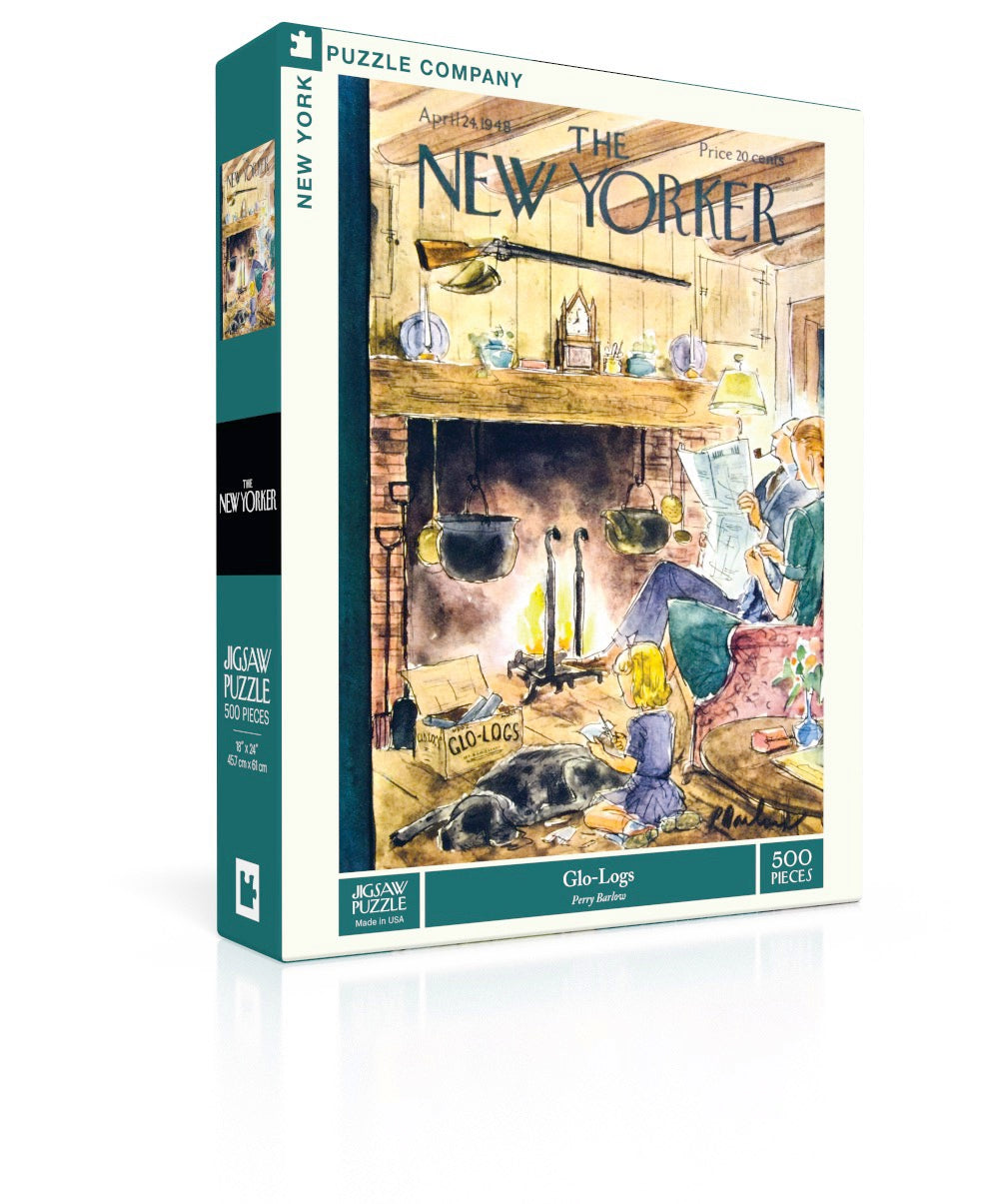 Glo-Logs 500 Piece Jigsaw Puzzle