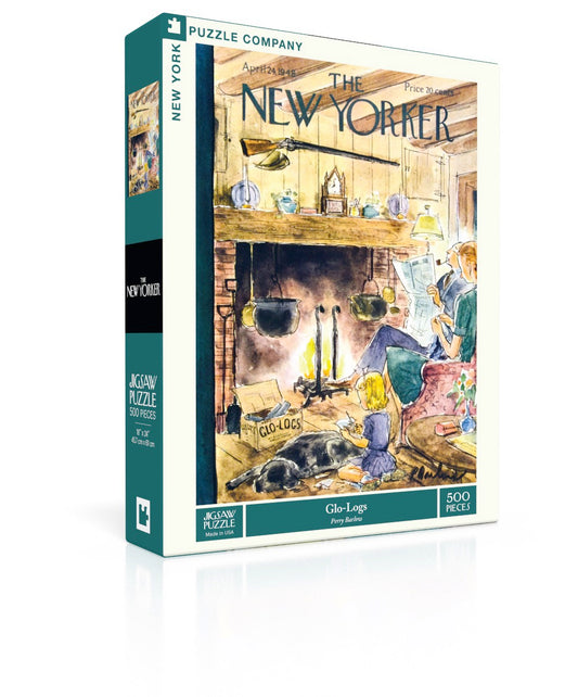 Glo-Logs 500 Piece Jigsaw Puzzle