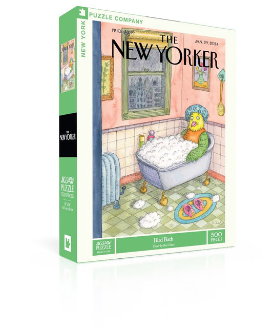 Bird Bath 500 Piece Jigsaw Puzzle