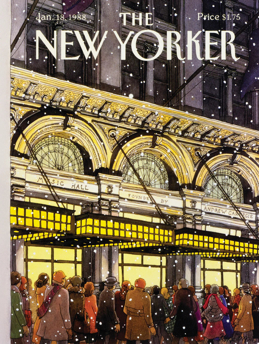 Carnegie Hall 1000 Piece Jigsaw Puzzle
