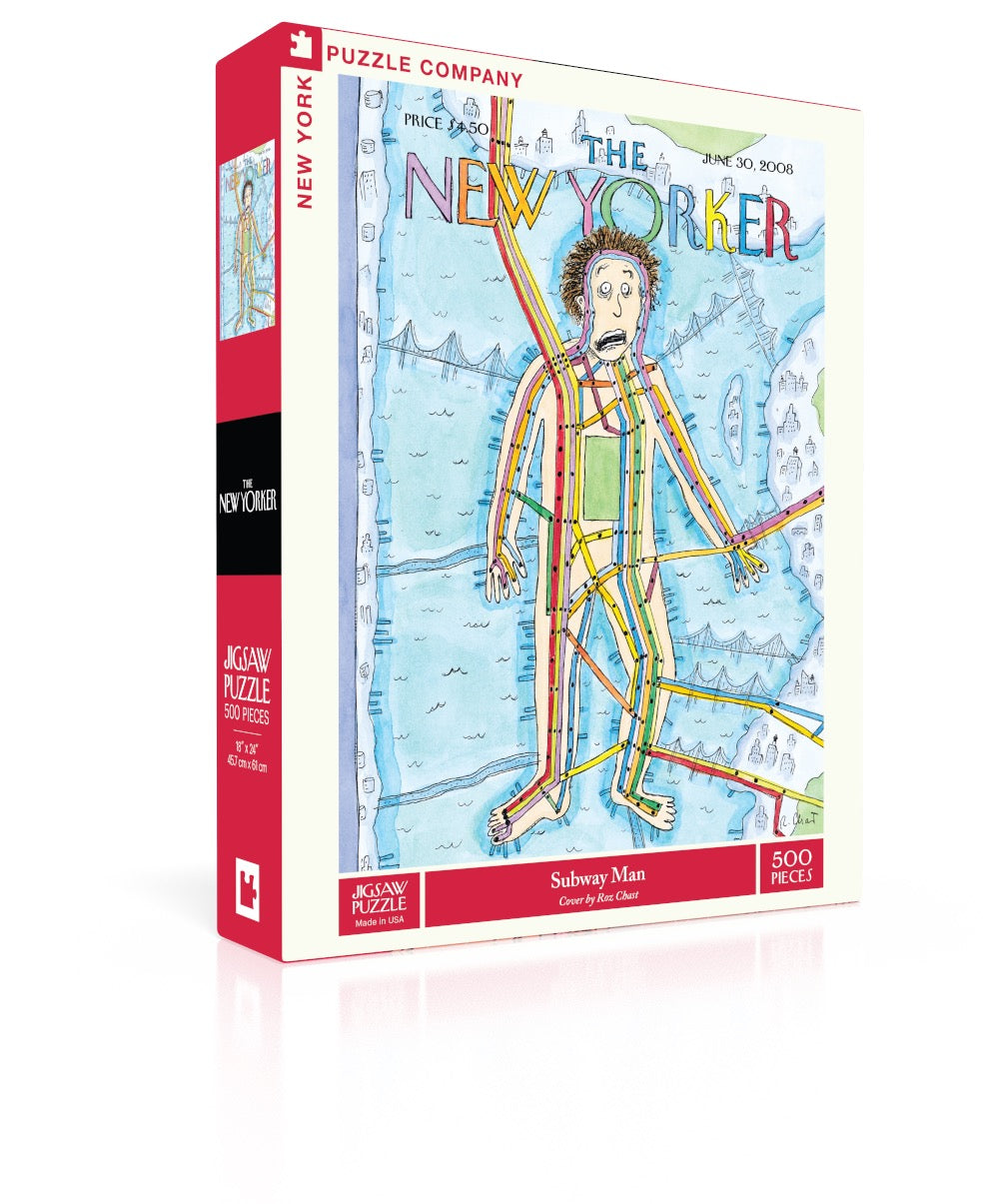 Subway Man 500 Piece Jigsaw Puzzle