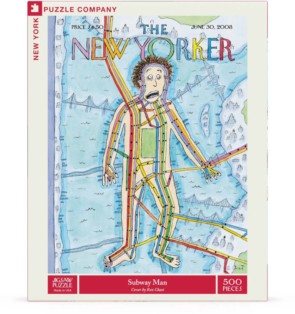 Subway Man 500 Piece Jigsaw Puzzle