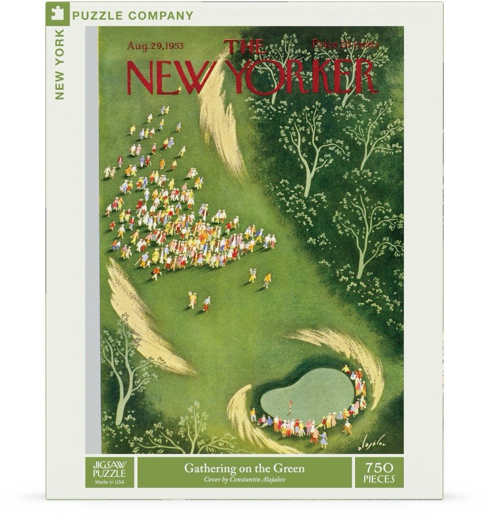 Gathering on the Green 750 Piece Jigsaw Puzzle