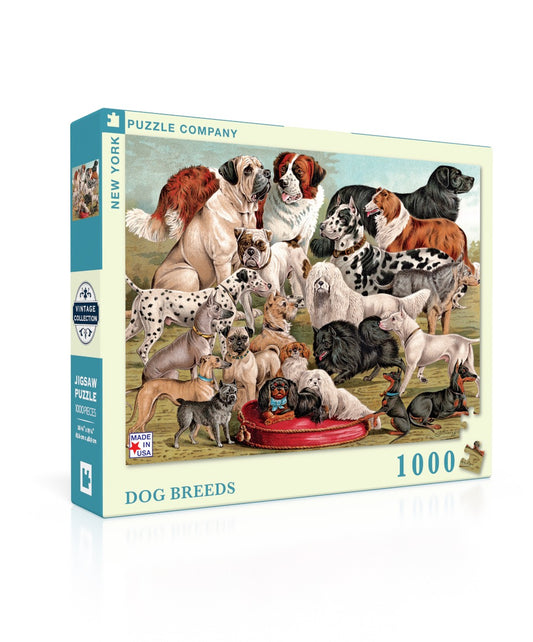 Dog Breeds 1000 Piece Jigsaw Puzzle