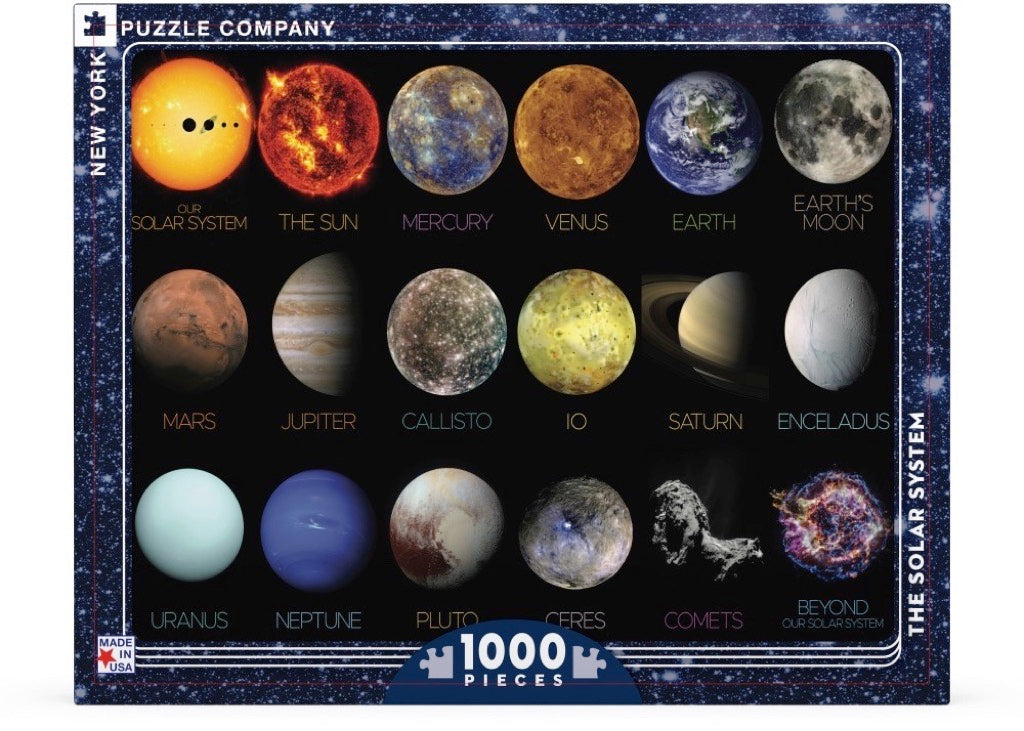 The Solar System 1000 Piece Jigsaw Puzzle