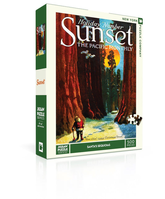 Santa's Sequoias 500 Piece Jigsaw Puzzle