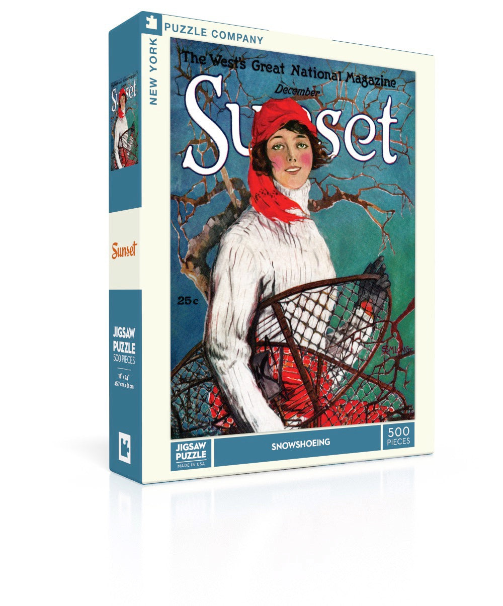 Snowshoeing 500 Piece Jigsaw Puzzle