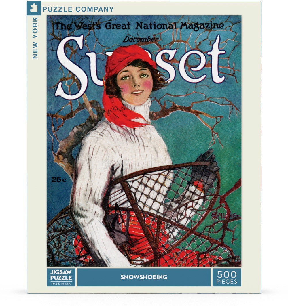 Snowshoeing 500 Piece Jigsaw Puzzle
