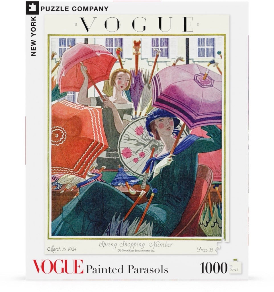 Painted Parasols 1000 Piece Jigsaw Puzzle