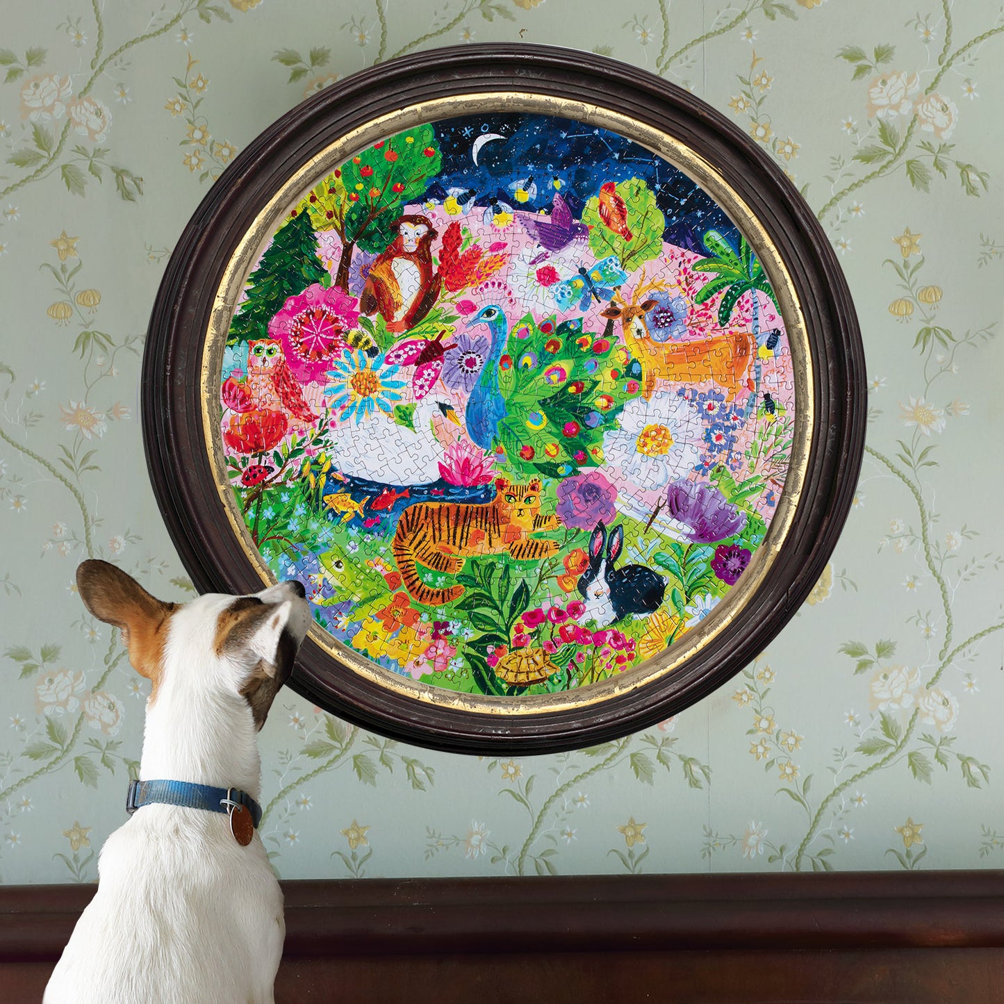 Garden Sanctuary 500 Piece Round Puzzle