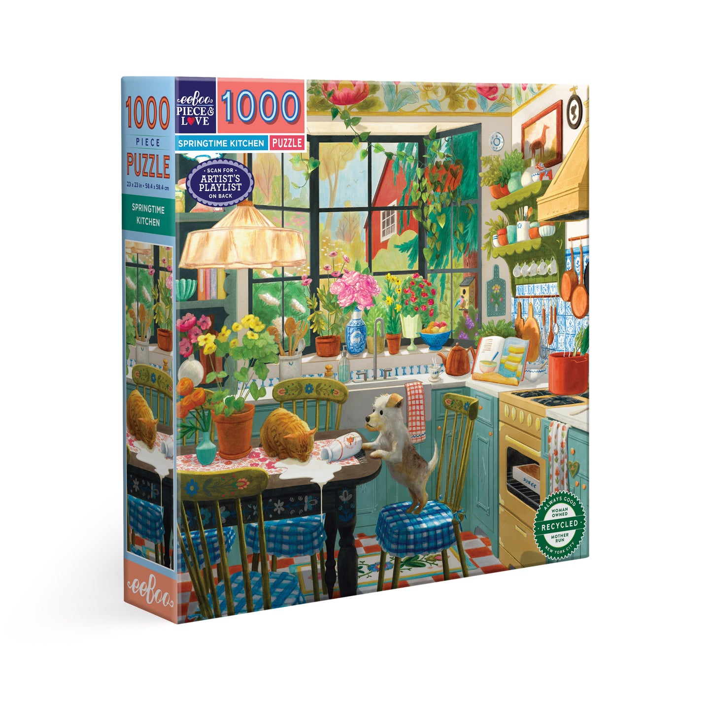 Springtime Kitchen 1000 Piece Puzzle