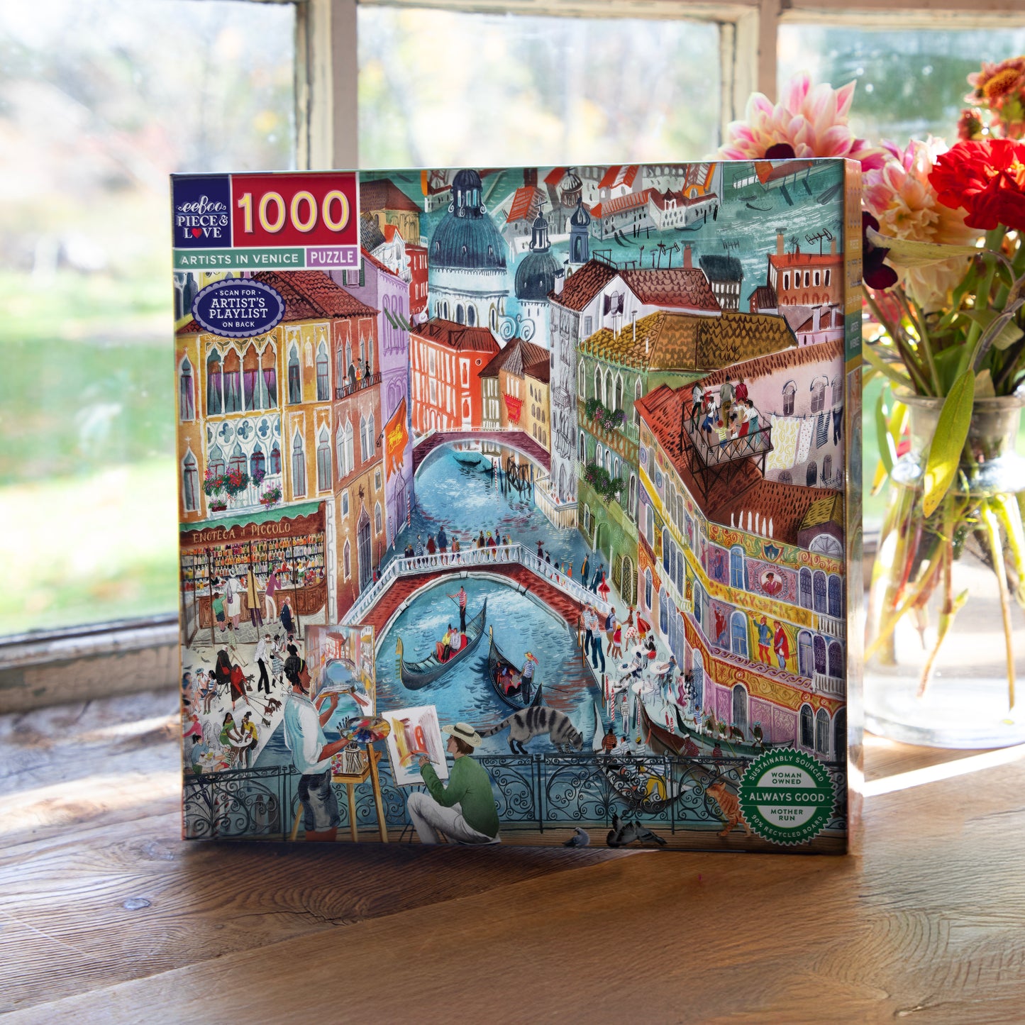 Artists in Venice 1000 Piece Puzzle