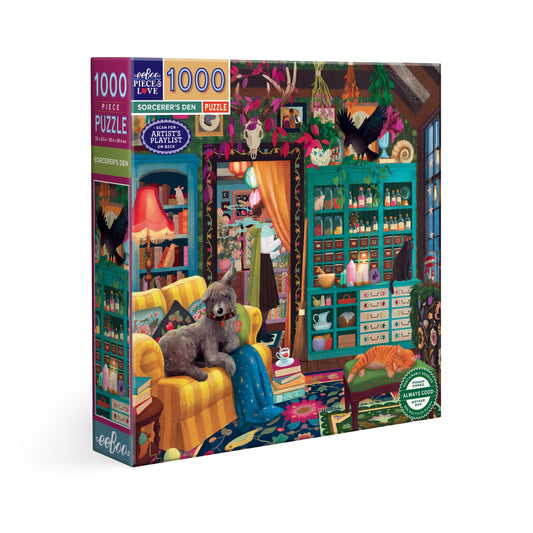 Sorcerer's Den 1000 Piece Puzzle