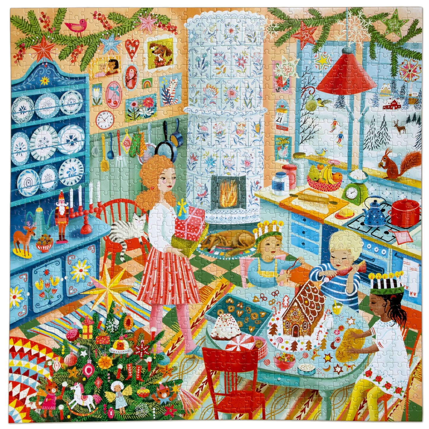 Swedish Holiday Kitchen 1000 Piece Puzzle