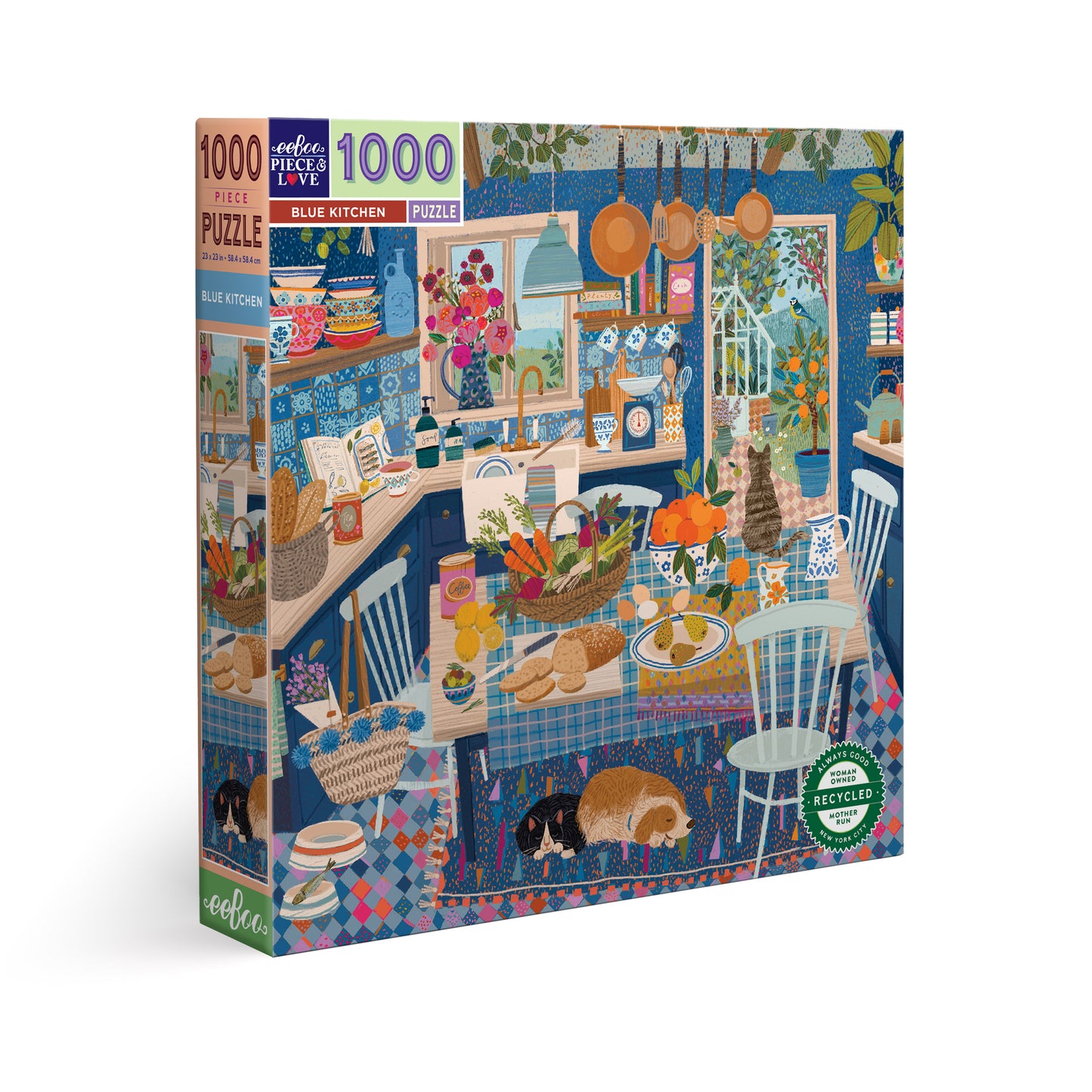 Blue Kitchen 1000 Piece Puzzle