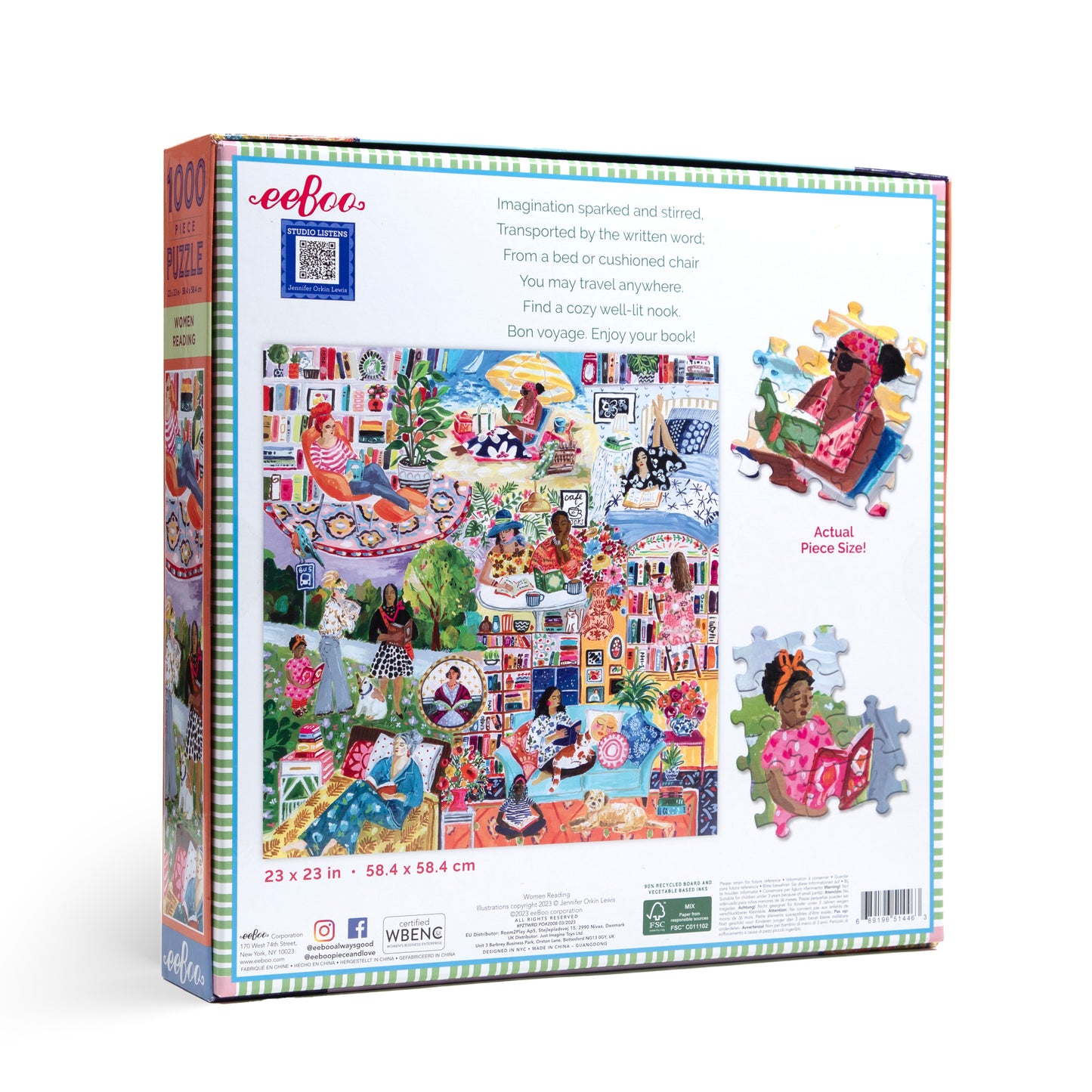 Women Reading 1000 Piece Puzzle