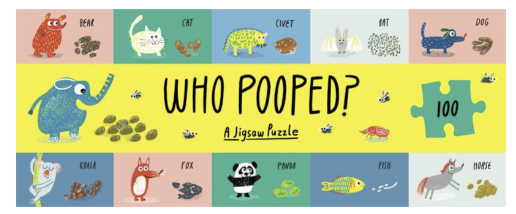 Who Pooped? 100 Piece Puzzle