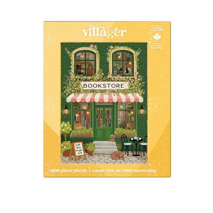 Emerald Bookstore 1000 Piece Puzzle