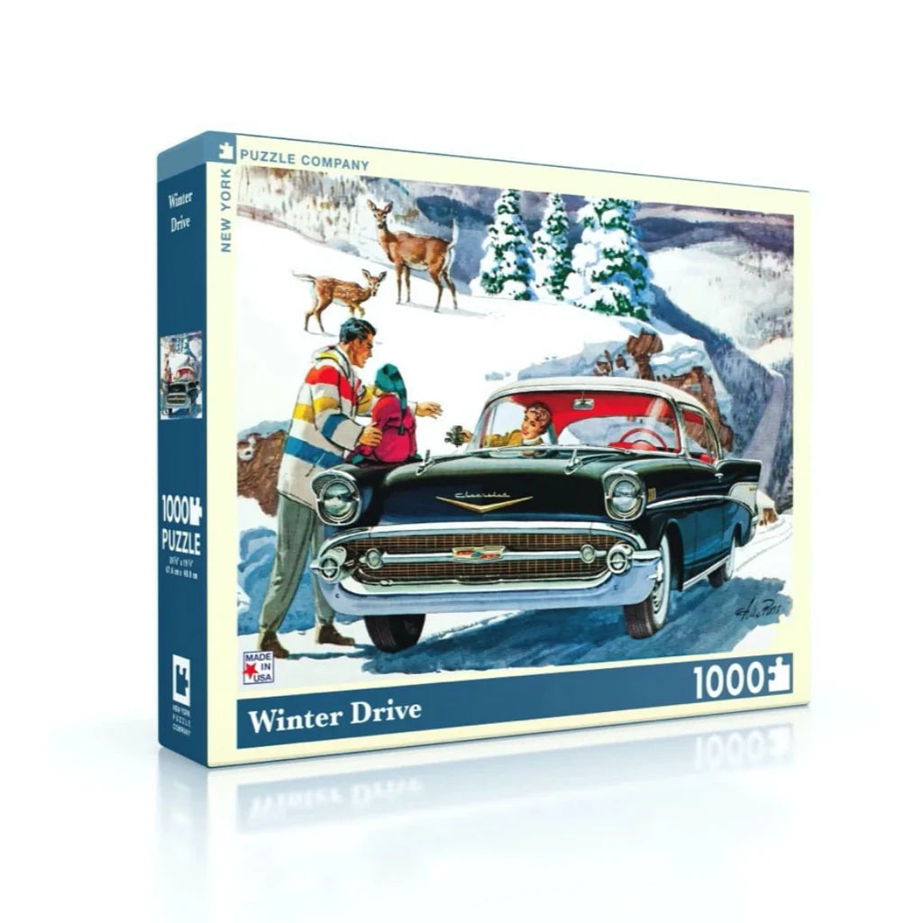Winter Drive 1000 Piece Jigsaw Puzzle
