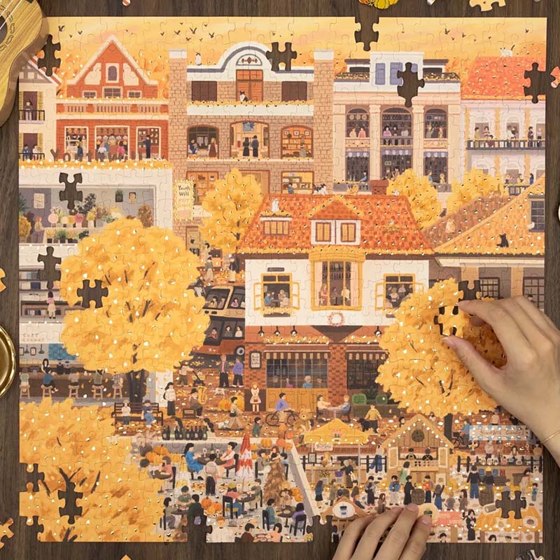 Autumn Day - 500 Pieces - Jigsaw Puzzle
