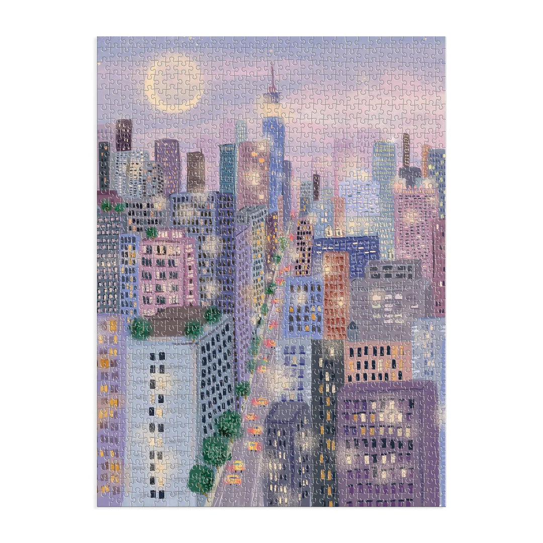 City Lights 1000 Pc Puzzle In a Square box