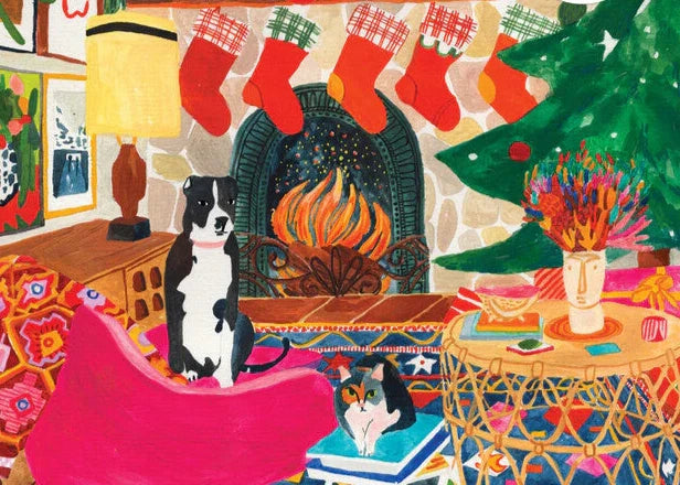 Fireside Friends 1000 Piece Puzzle